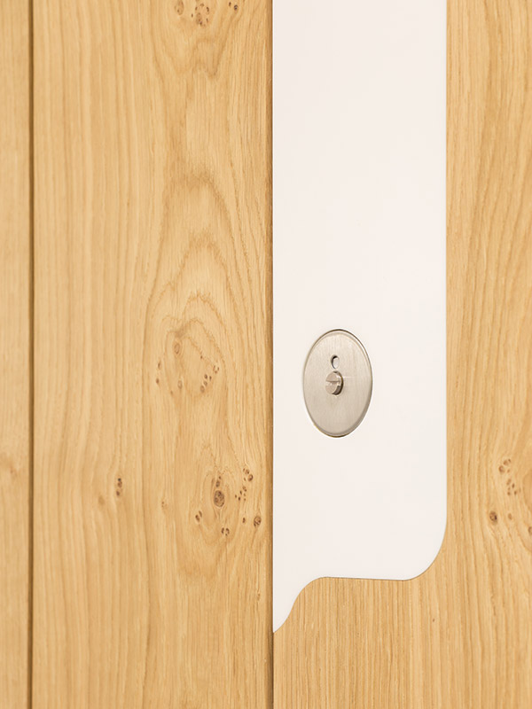 Shadbolt Pippy Oak veneered cubicles installed at One Fen Court