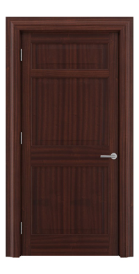 Shadbolt Timeless Type12 hardwood panelled door in Sapele Mahogany veneer